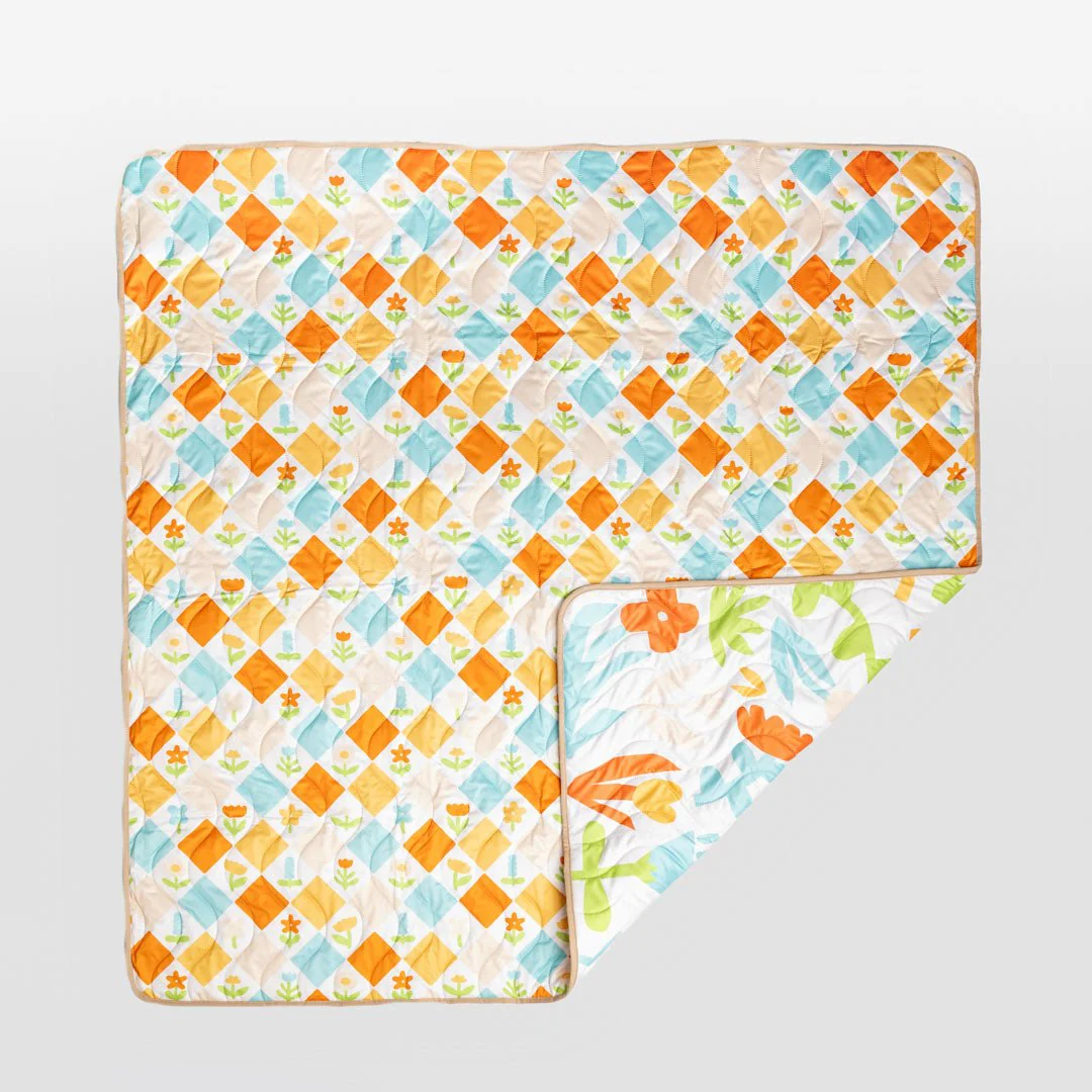 Anywhere Adventure Play Mat, Featuring Quilted Wipeable Machine Washable Fabric - Image 12