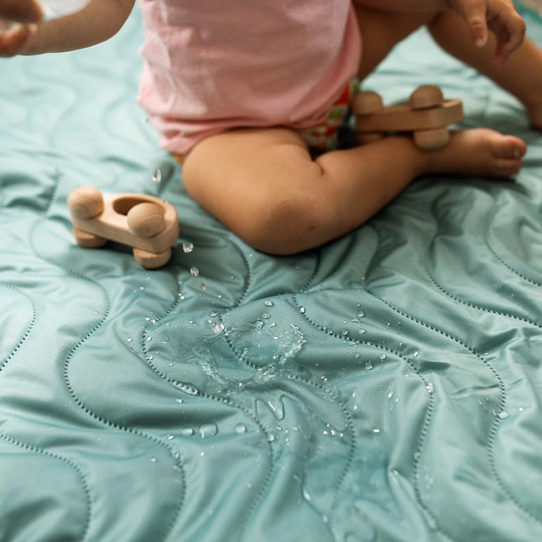Anywhere Adventure Play Mat, Featuring Quilted Wipeable Machine Washable Fabric - Image 22