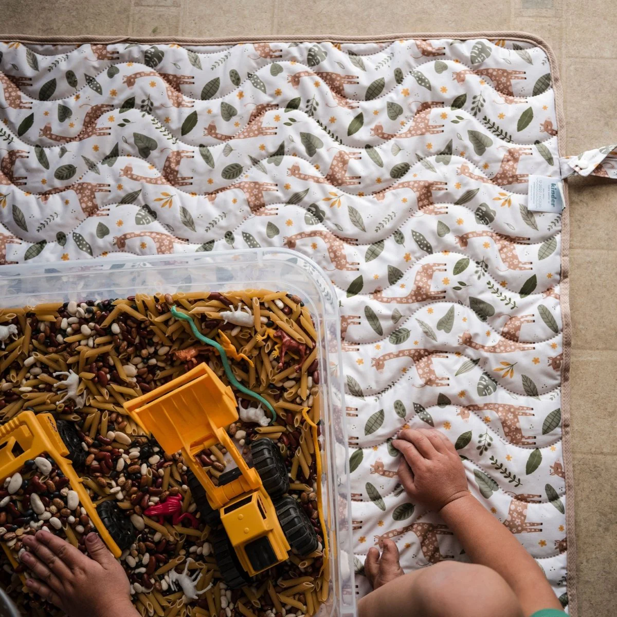 Anywhere Adventure Play Mat, Featuring Quilted Wipeable Machine Washable Fabric - Image 28