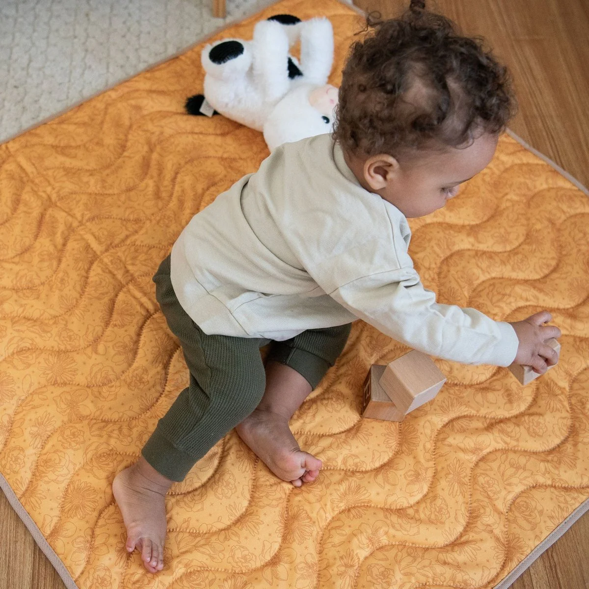 Anywhere Adventure Play Mat, Featuring Quilted Wipeable Machine Washable Fabric - Image 33