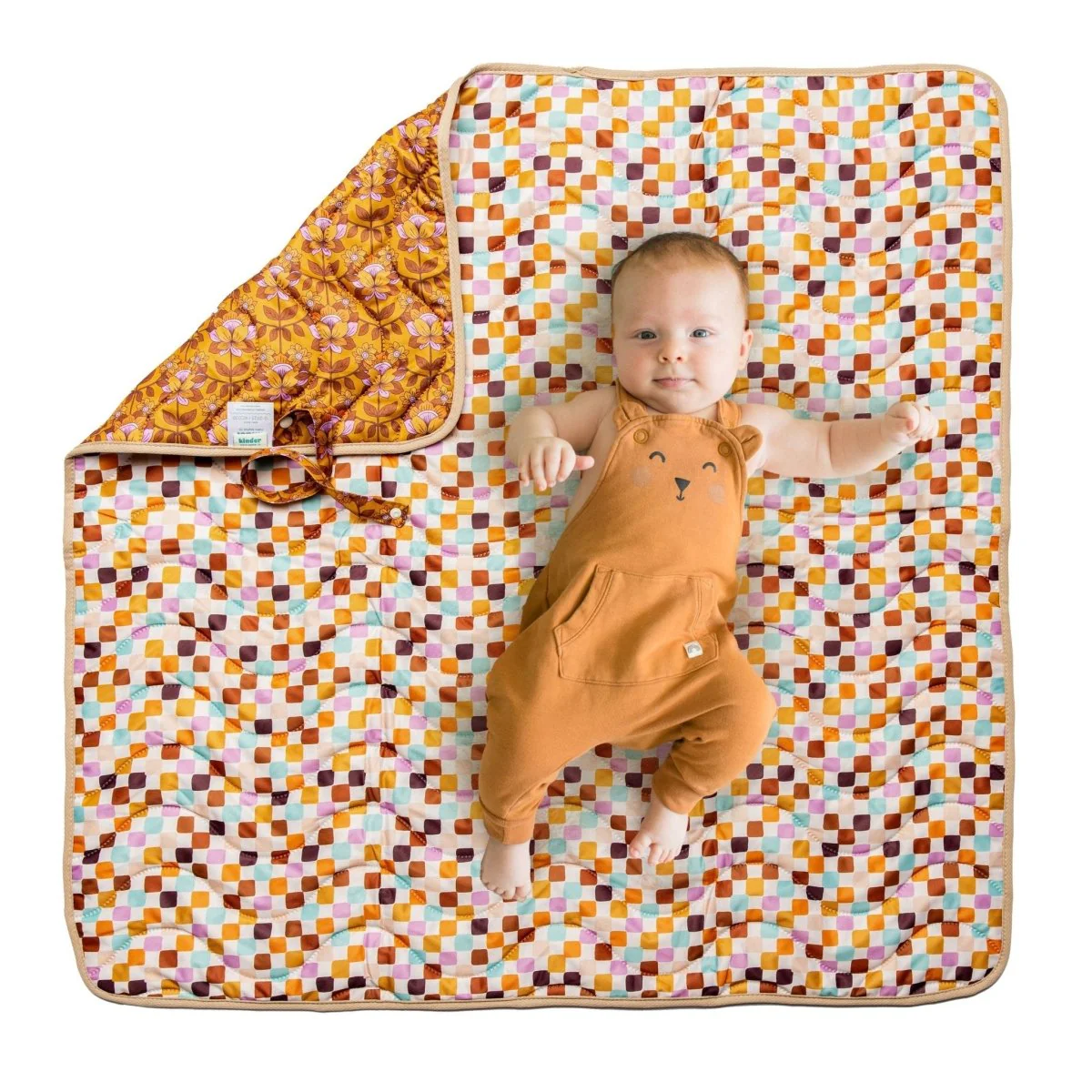 Anywhere Adventure Play Mat, Featuring Quilted Wipeable Machine Washable Fabric - Image 52