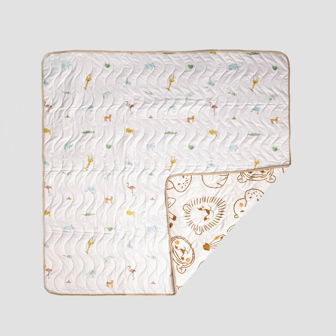 Anywhere Adventure Play Mat, Featuring Quilted Wipeable Machine Washable Fabric - Image 6