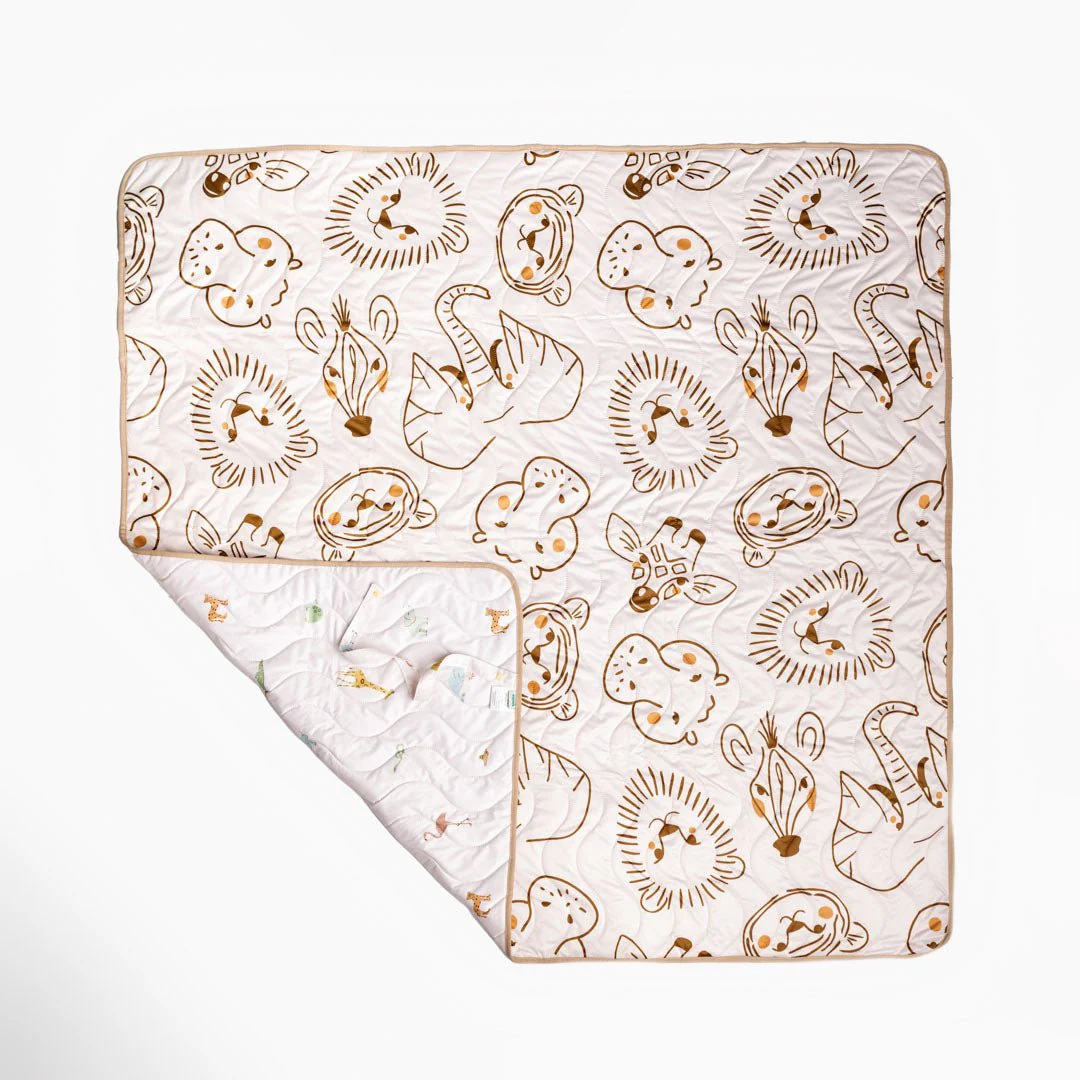 Anywhere Adventure Play Mat, Featuring Quilted Wipeable Machine Washable Fabric - Image 7