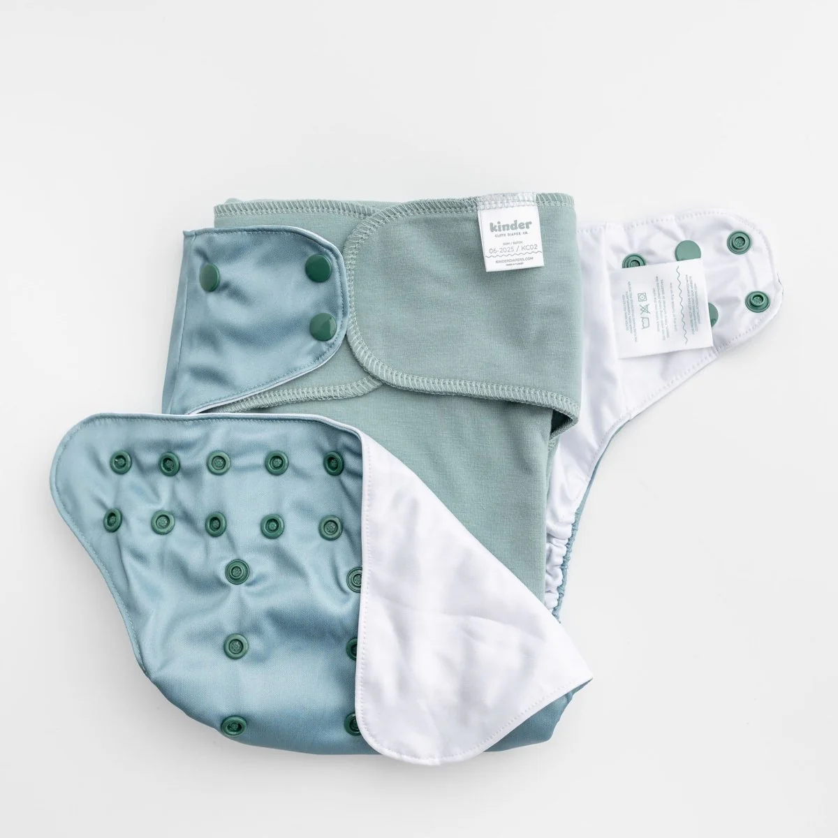 Bamboo Viscose and Cotton Lycra Stretchy Pre-Flat Diaper - Image 13