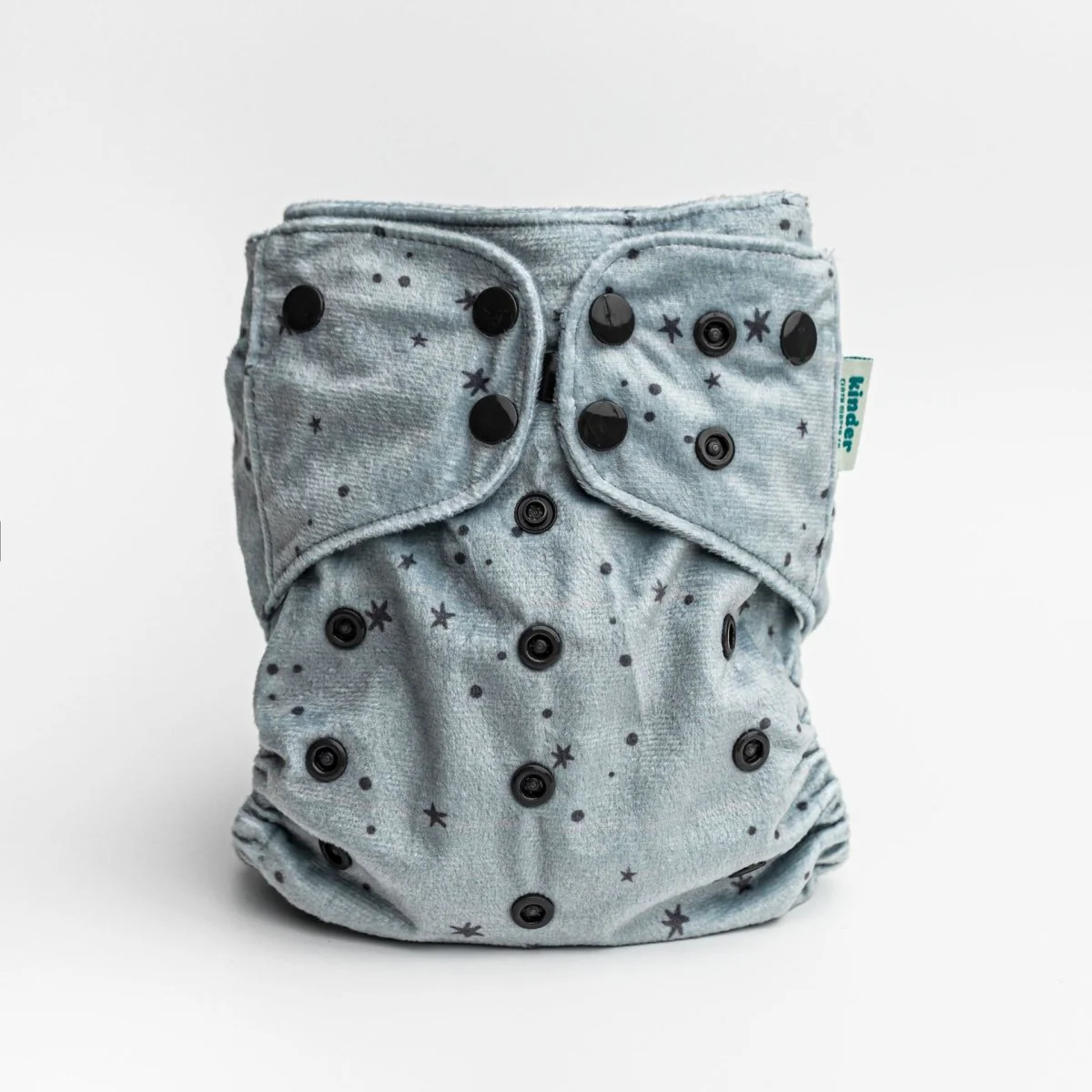Patterned Lounger Pocket Cloth Diaper — Minky Fleece with Athletic Wicking Jersey - Image 10