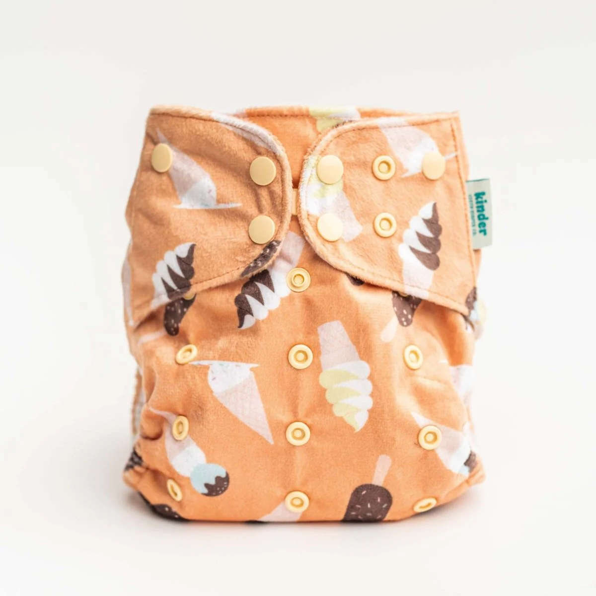 Patterned Lounger Pocket Cloth Diaper — Minky Fleece with Athletic Wicking Jersey - Image 14