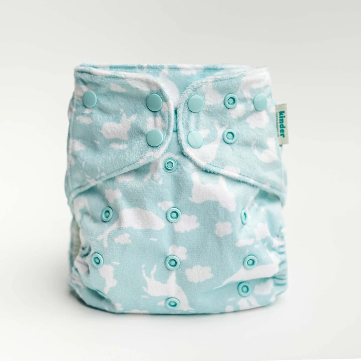 Patterned Lounger Pocket Cloth Diaper — Minky Fleece with Athletic Wicking Jersey - Image 17
