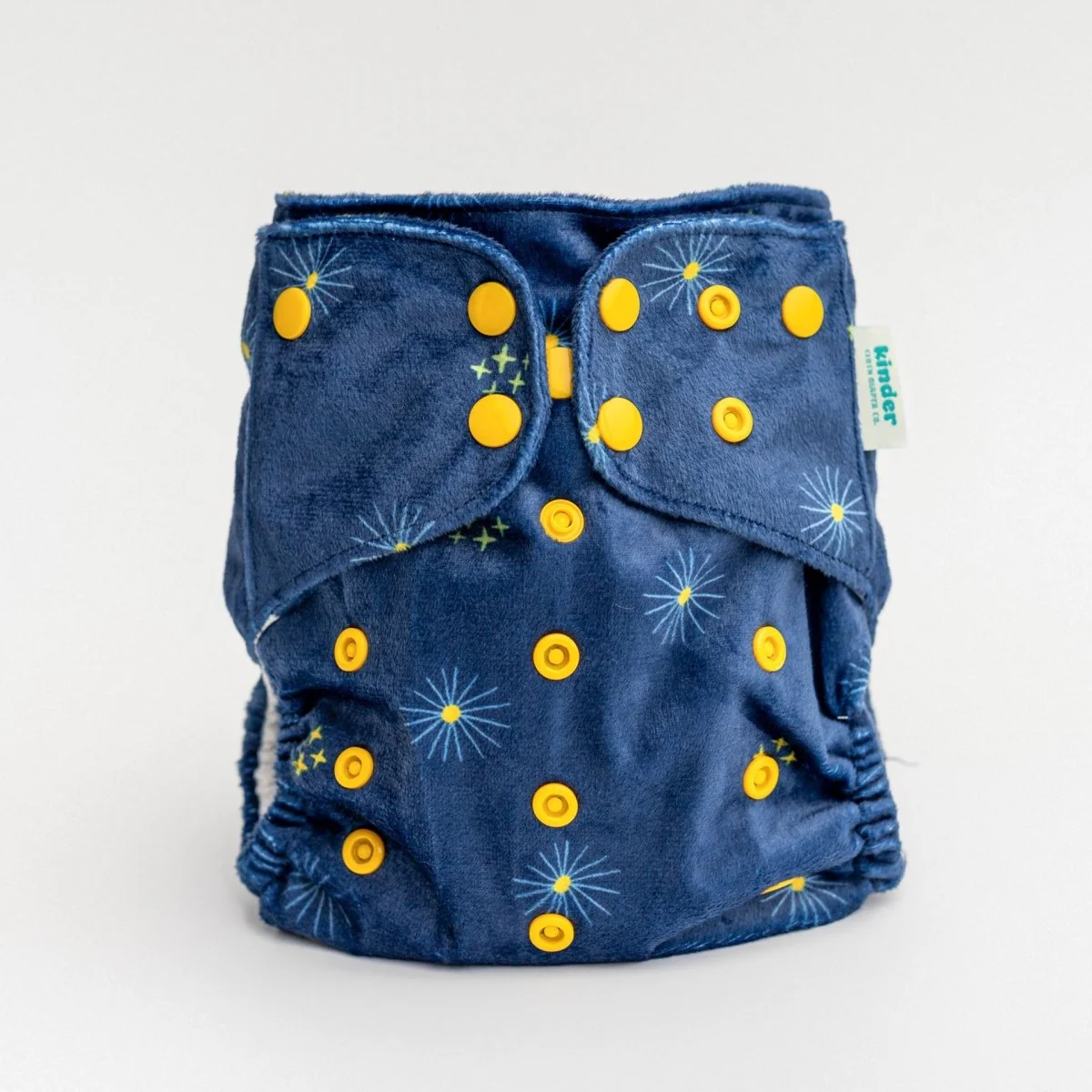 Patterned Lounger Pocket Cloth Diaper — Minky Fleece with Athletic Wicking Jersey - Image 21