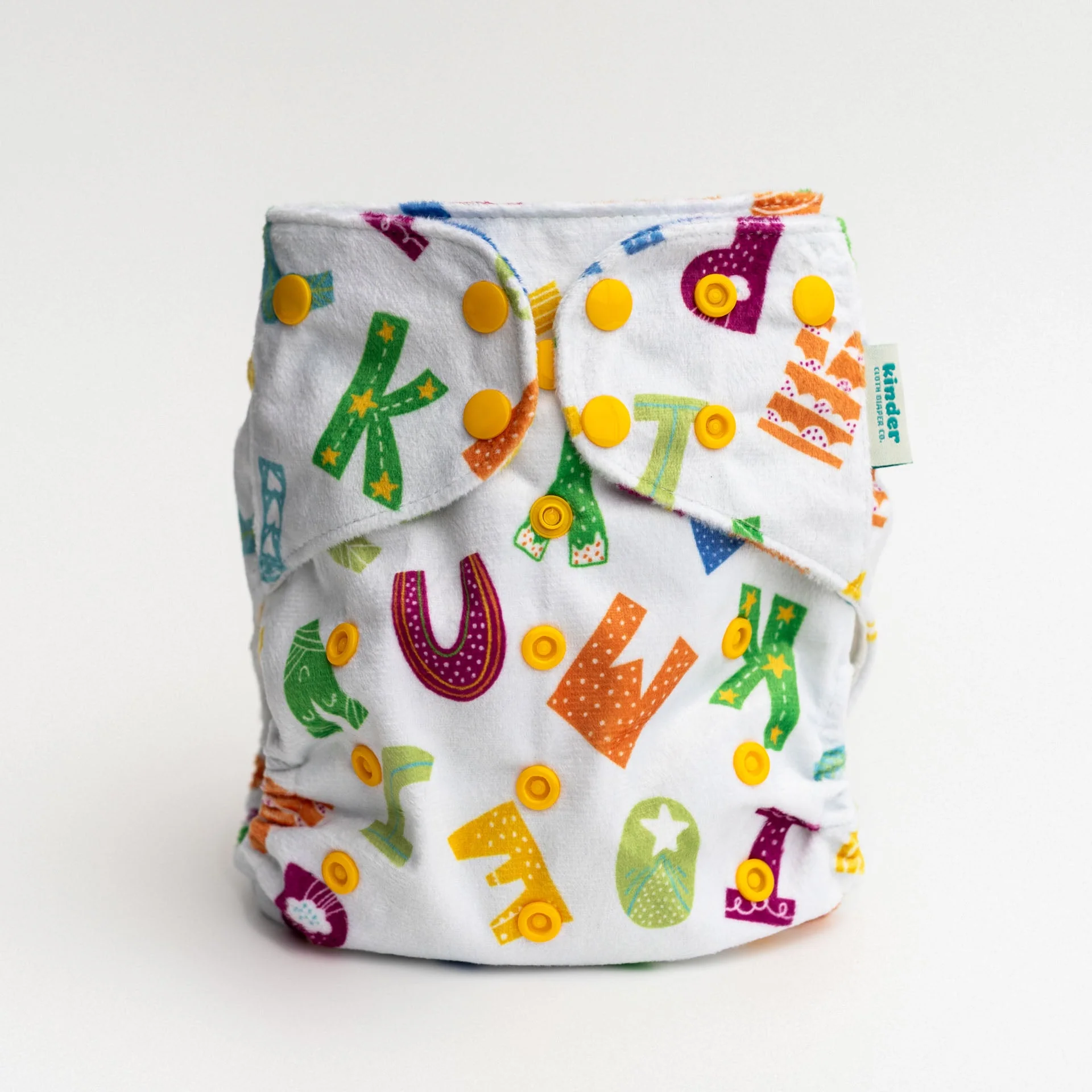 Patterned Lounger Pocket Cloth Diaper — Minky Fleece with Athletic Wicking Jersey - Image 26