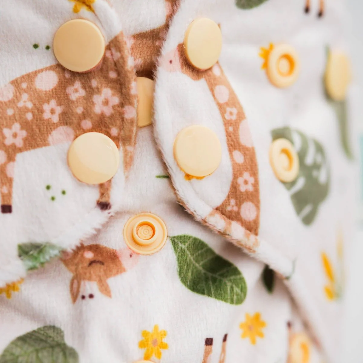Patterned Lounger Pocket Cloth Diaper — Minky Fleece with Athletic Wicking Jersey - Image 37