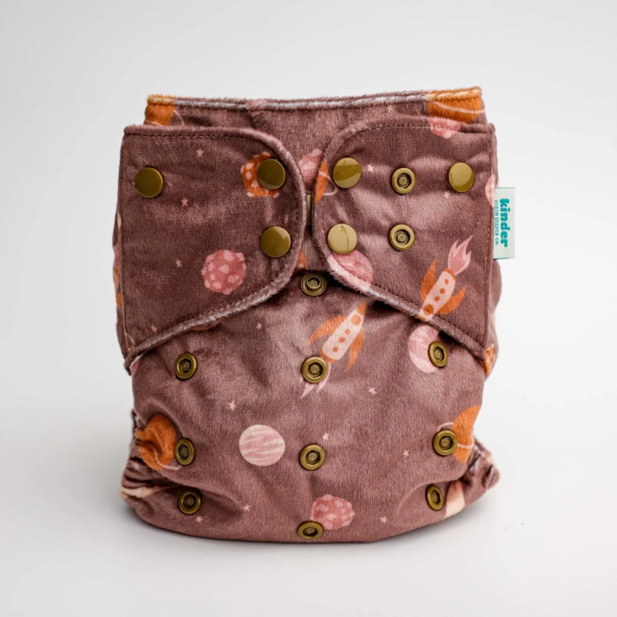 Patterned Lounger Pocket Cloth Diaper — Minky Fleece with Athletic Wicking Jersey - Image 39