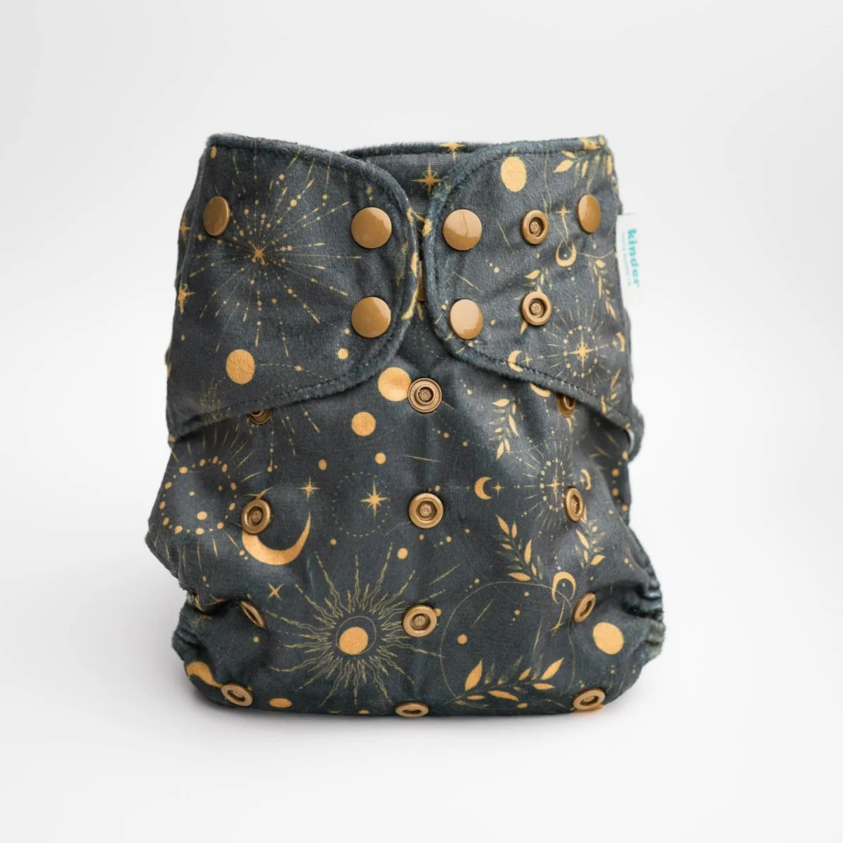 Patterned Lounger Pocket Cloth Diaper — Minky Fleece with Athletic Wicking Jersey - Image 40