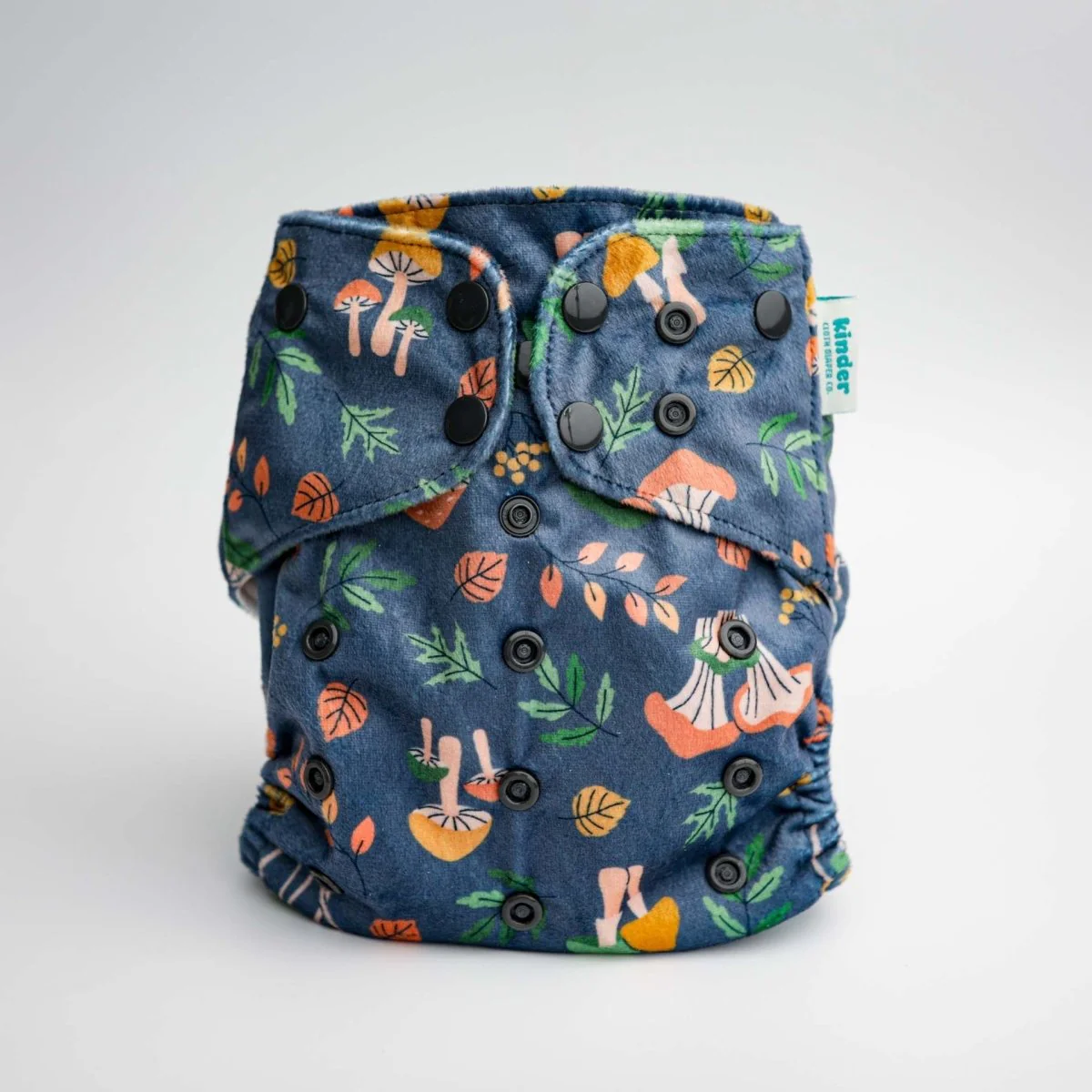 Patterned Lounger Pocket Cloth Diaper — Minky Fleece with Athletic Wicking Jersey - Image 43