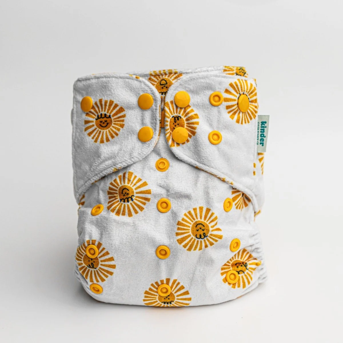 Patterned Lounger Pocket Cloth Diaper — Minky Fleece with Athletic Wicking Jersey - Image 6