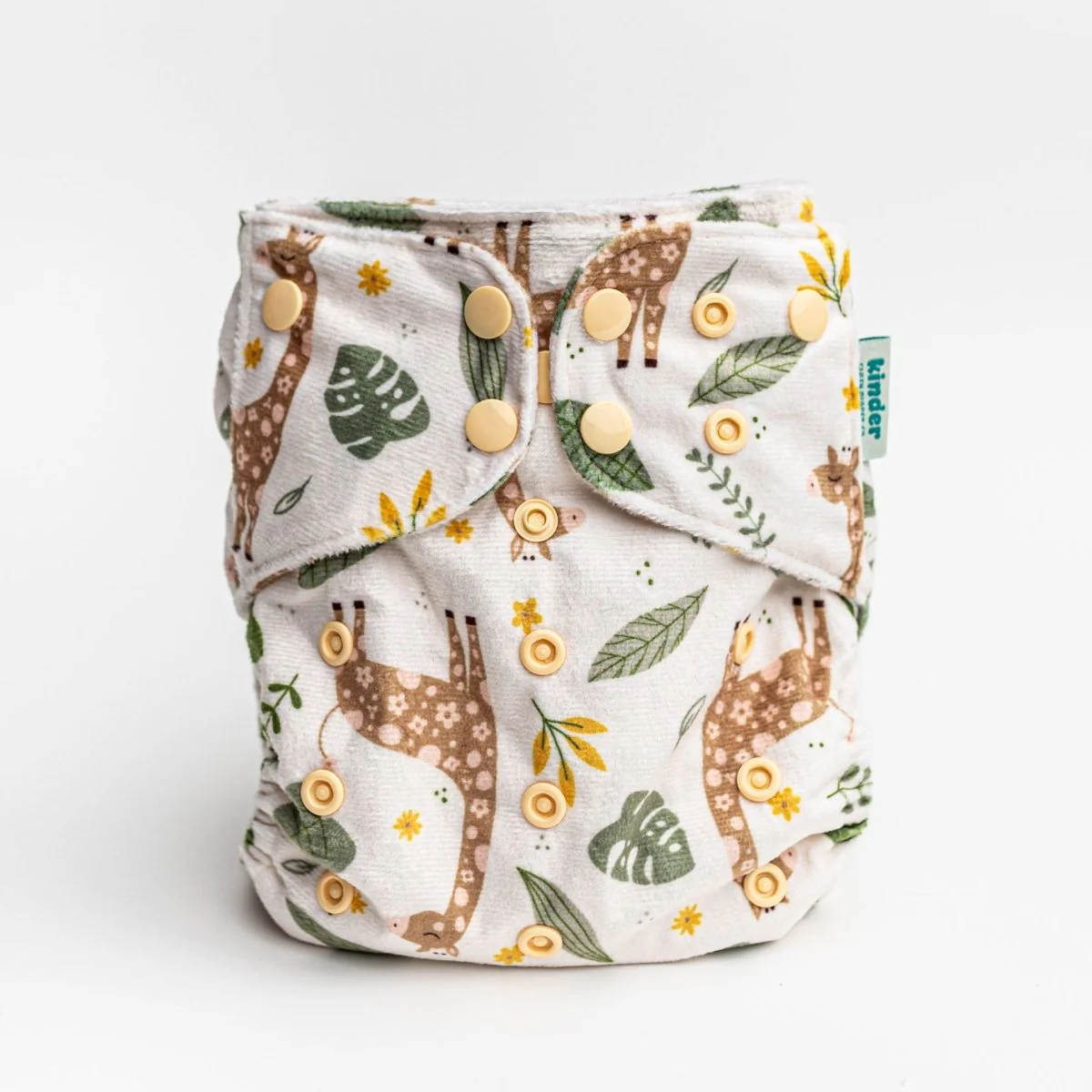 Patterned Lounger Pocket Cloth Diaper — Minky Fleece with Athletic Wicking Jersey - Image 8