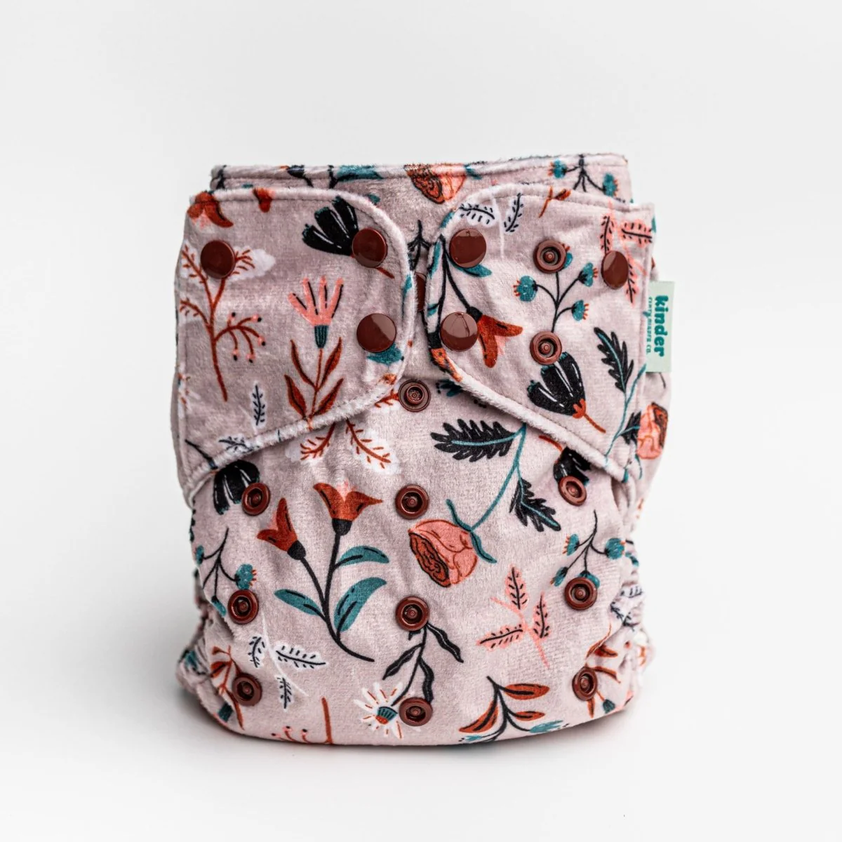 Patterned Lounger Pocket Cloth Diaper — Minky Fleece with Athletic Wicking Jersey - Image 9