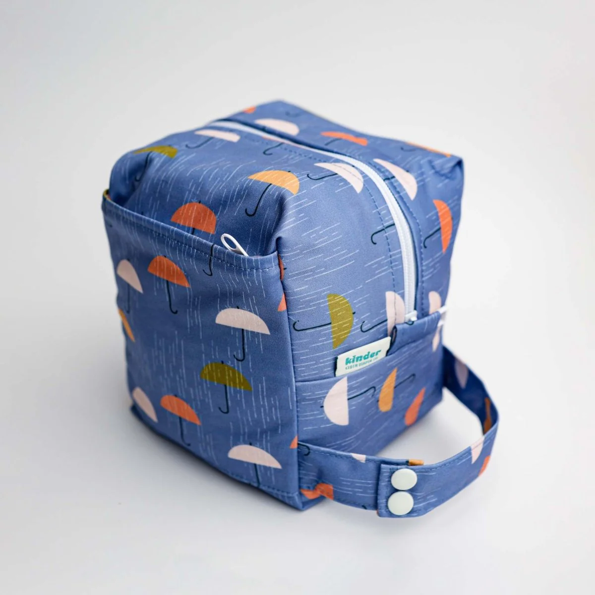 Reversible Mini Storage Travel Cube Diaper Pod with Exterior Storage Pocket - Image 23