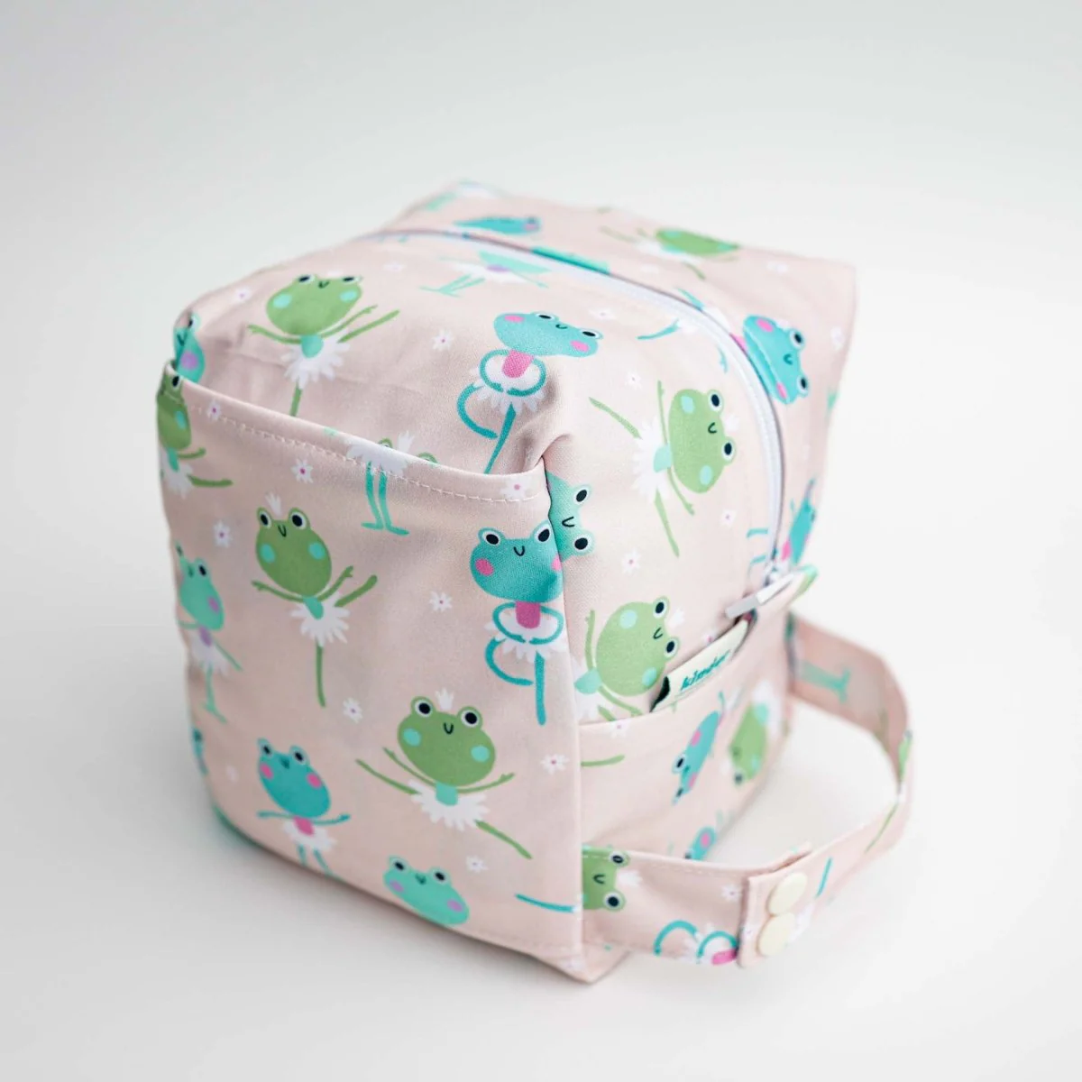 Reversible Mini Storage Travel Cube Diaper Pod with Exterior Storage Pocket - Image 27