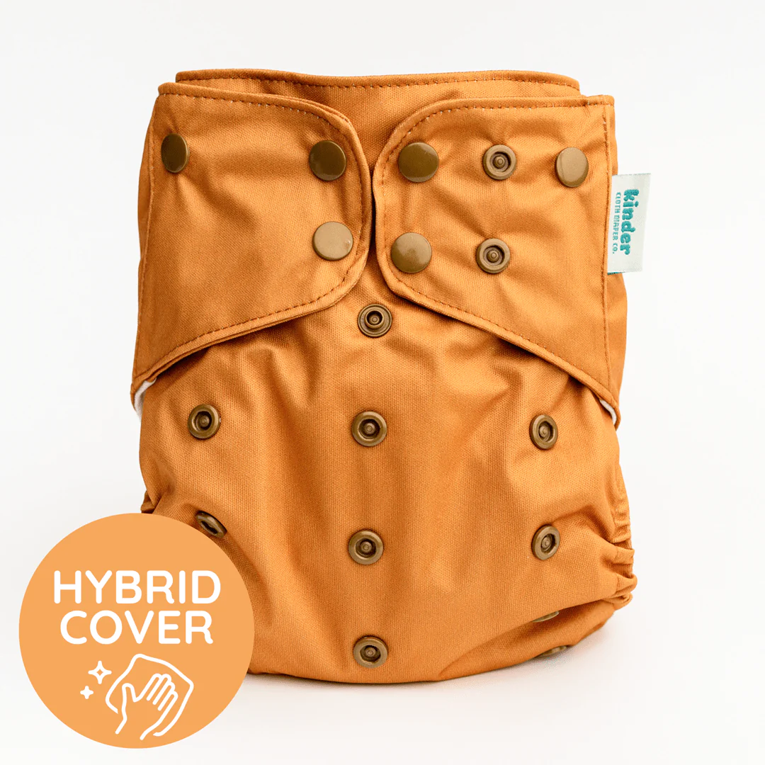 Solid Color: NEW Essentials Hybrid Wipeable Diaper Cover - Image 8