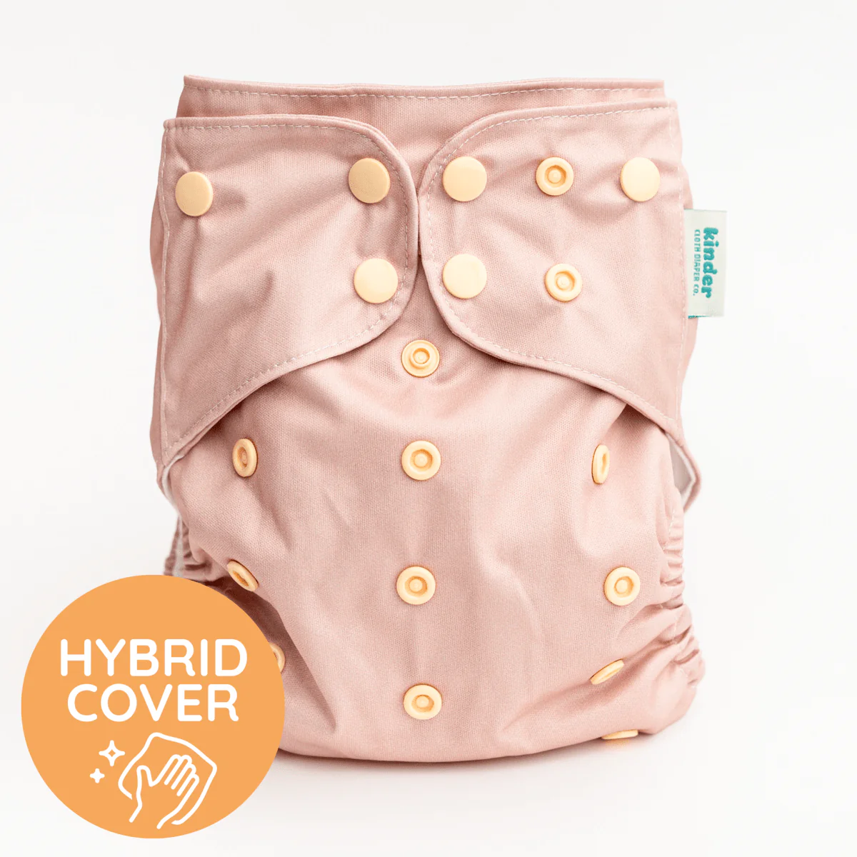 Solid Color: NEW Essentials Hybrid Wipeable Diaper Cover - Image 5