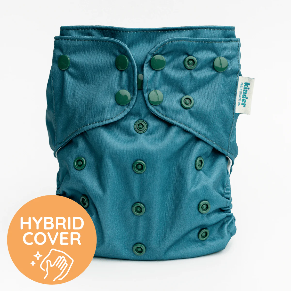 Solid Color: NEW Essentials Hybrid Wipeable Diaper Cover - Image 6