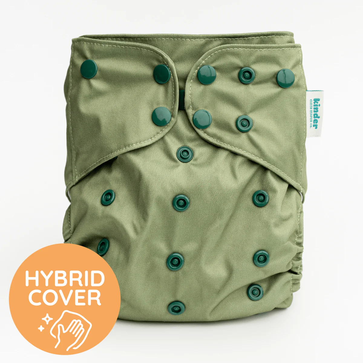 Solid Color: NEW Essentials Hybrid Wipeable Diaper Cover - Image 10