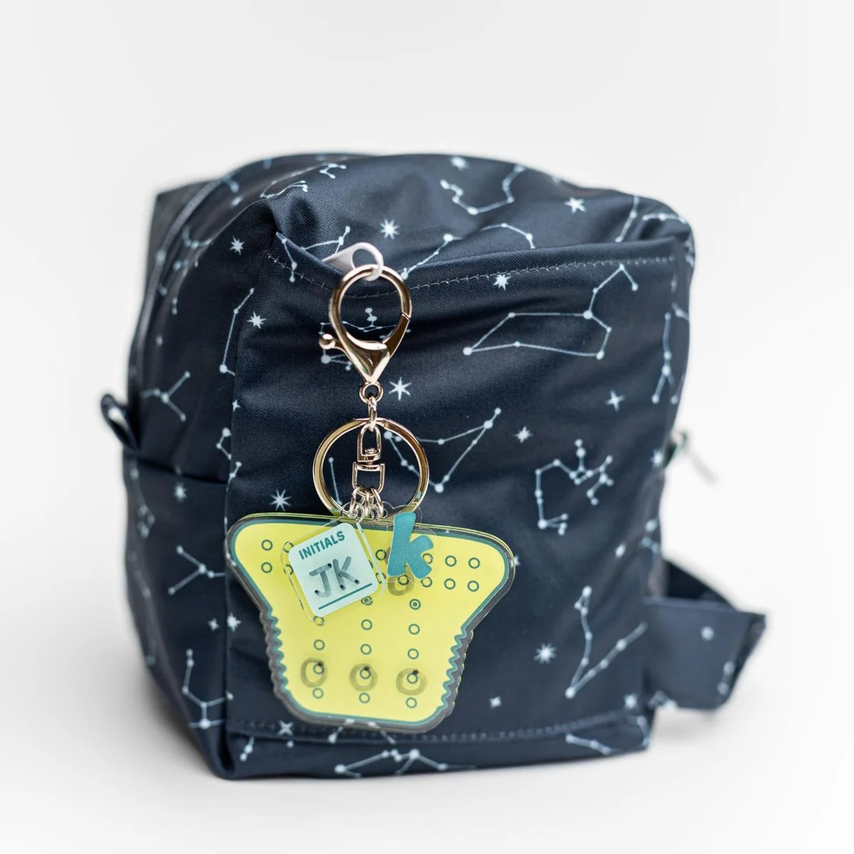 Cloth Diaper Snap Setting Keychain, Daycare Friendly Acrylic Guide for One Size Diapers - Image 3