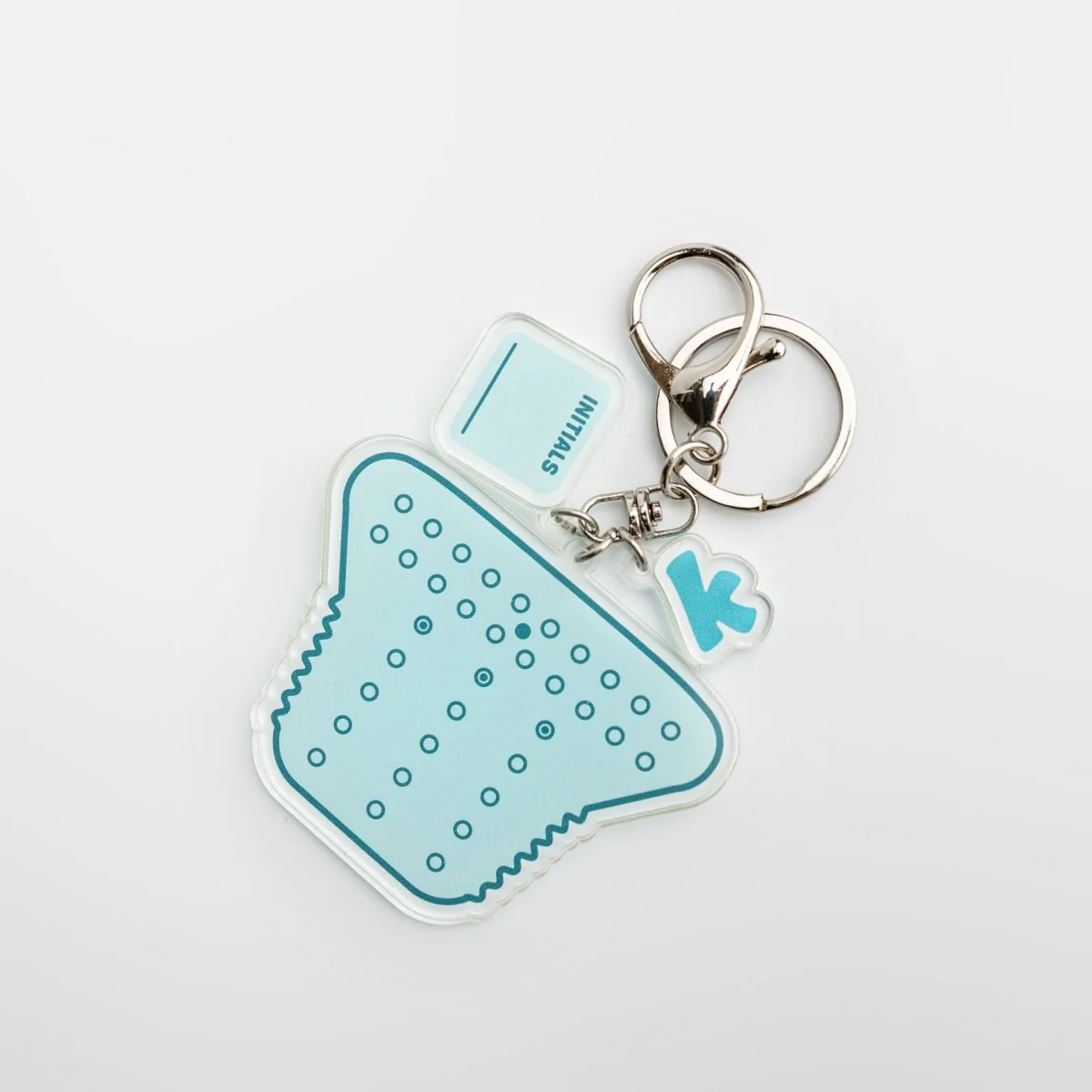 Cloth Diaper Snap Setting Keychain, Daycare Friendly Acrylic Guide for One Size Diapers - Image 7
