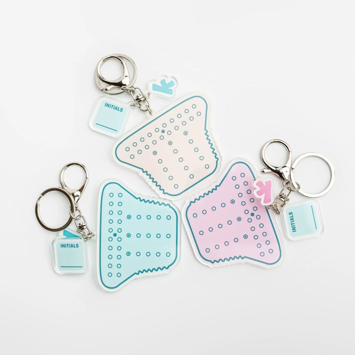 Cloth Diaper Snap Setting Keychain, Daycare Friendly Acrylic Guide for One Size Diapers - Image 8