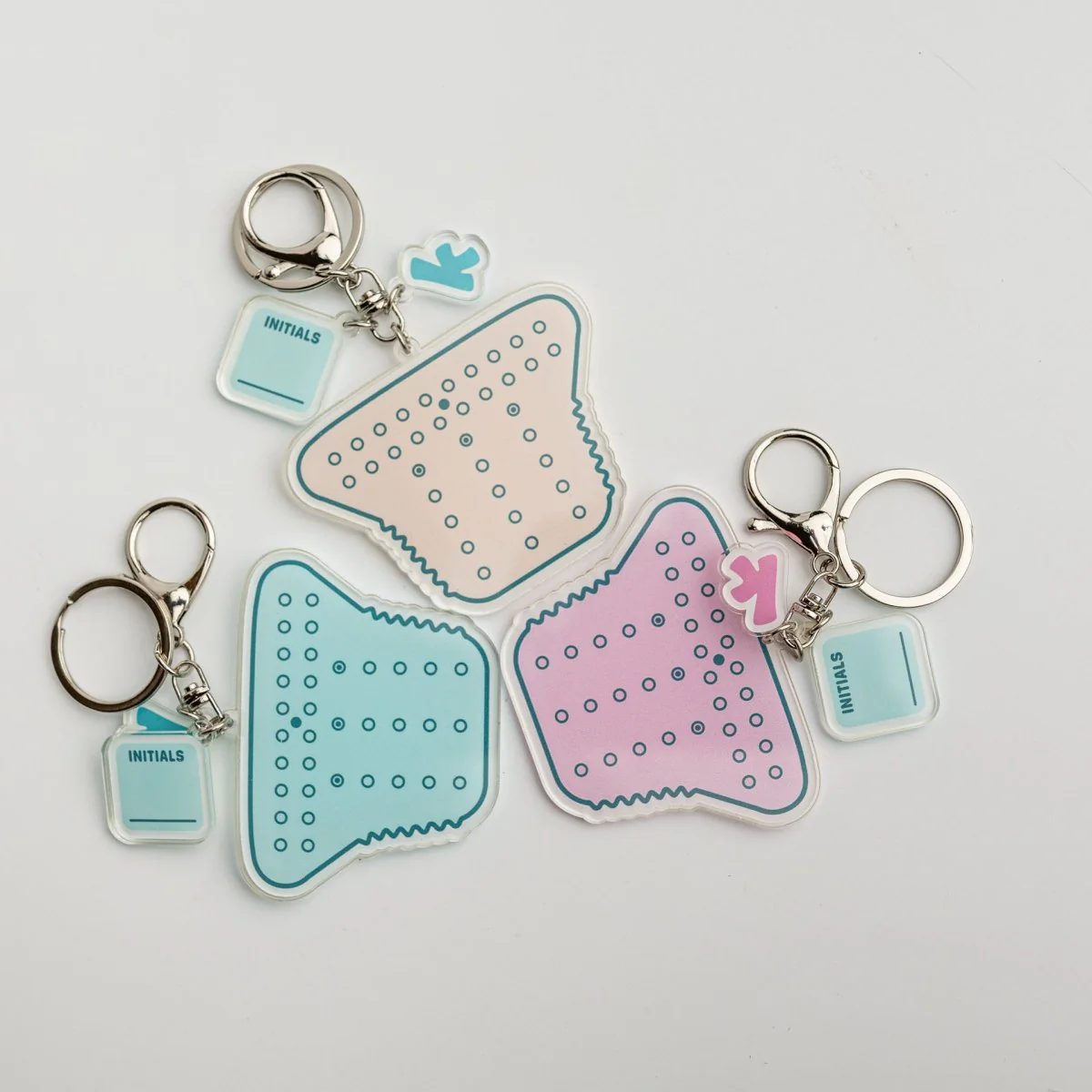 Cloth Diaper Snap Setting Keychain, Daycare Friendly Acrylic Guide for One Size Diapers - Image 9