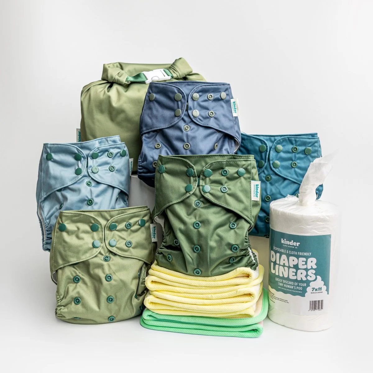Coastal Calm - 5-Pack New Parent Starter Bundle