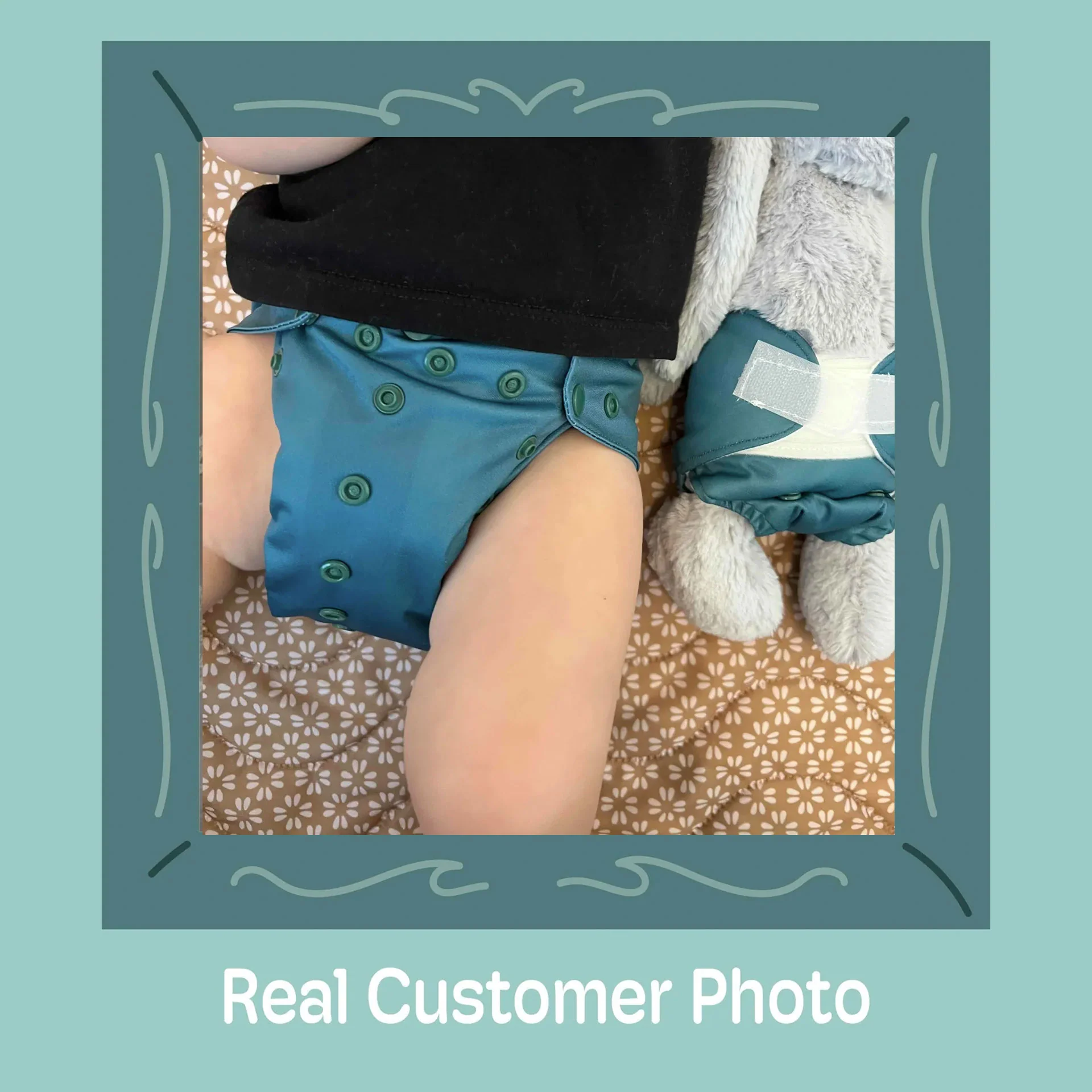 Solid Color: Essentials Pocket Cloth Diaper with Athletic Wicking Jersey, Grows with your Baby - Image 104