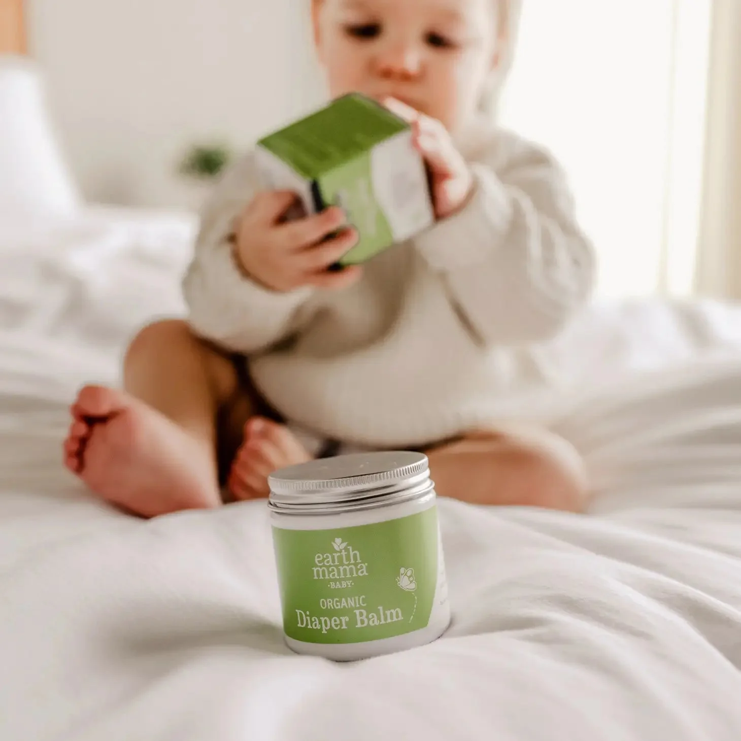 Earth Mama Cloth Diaper Safe Bum Organic Diaper Balm 2 oz Canister - Image 9