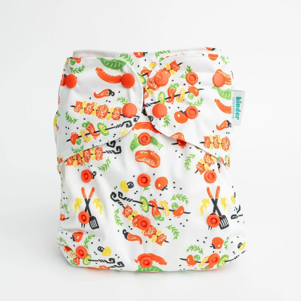 Food: Essentials Pocket Cloth Diaper with Athletic Wicking Jersey, Grows with your Baby - Image 35