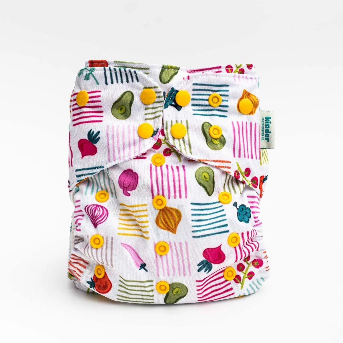Food: Essentials Pocket Cloth Diaper with Athletic Wicking Jersey, Grows with your Baby - Image 17