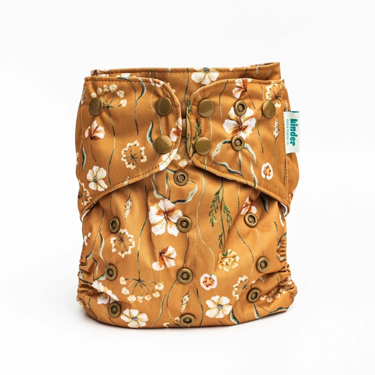 Floral: Essentials Pocket Cloth Diaper with Athletic Wicking Jersey, Grows with your Baby - Image 16