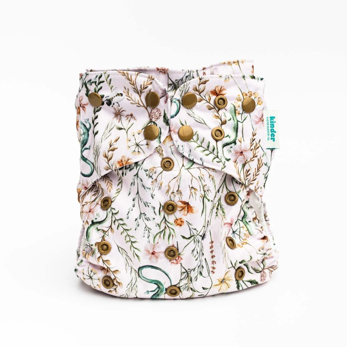 Floral: Essentials Pocket Cloth Diaper with Athletic Wicking Jersey, Grows with your Baby - Image 17
