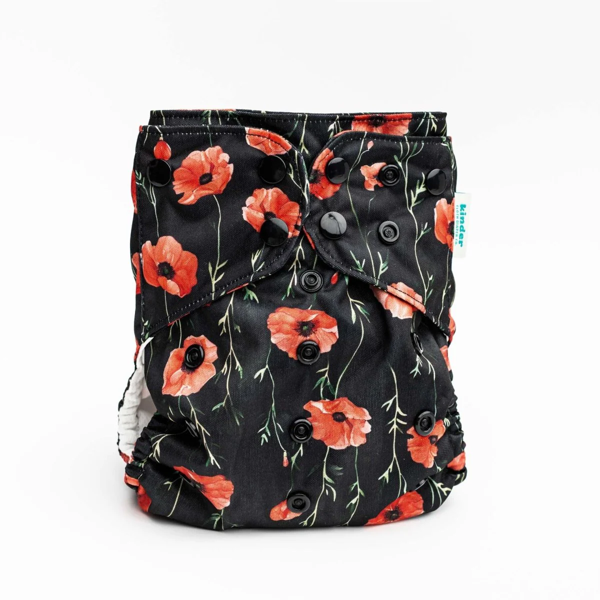 Floral: Essentials Pocket Cloth Diaper with Athletic Wicking Jersey, Grows with your Baby - Image 18