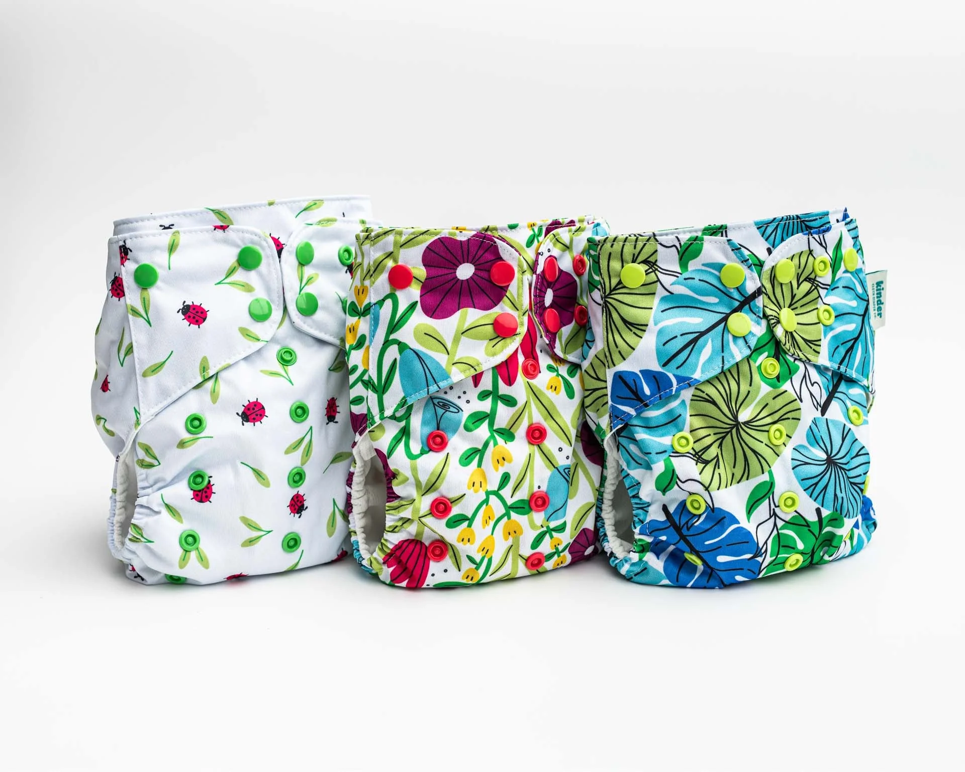 Floral: Essentials Pocket Cloth Diaper with Athletic Wicking Jersey, Grows with your Baby - Image 22