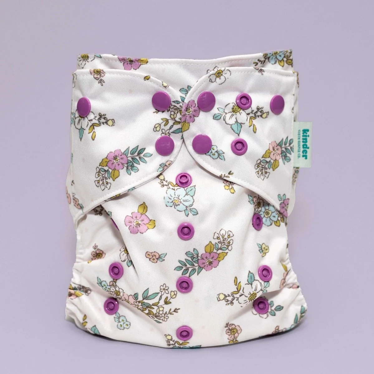 Floral: Essentials Pocket Cloth Diaper with Athletic Wicking Jersey, Grows with your Baby - Image 23