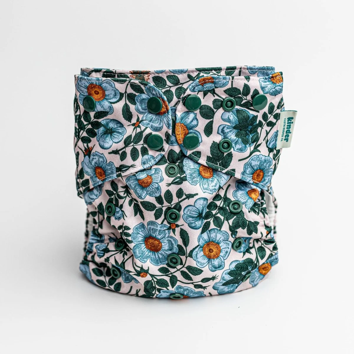 Floral: Essentials Pocket Cloth Diaper with Athletic Wicking Jersey, Grows with your Baby - Image 31