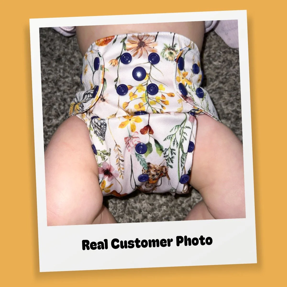Floral: Essentials Pocket Cloth Diaper with Athletic Wicking Jersey, Grows with your Baby - Image 38