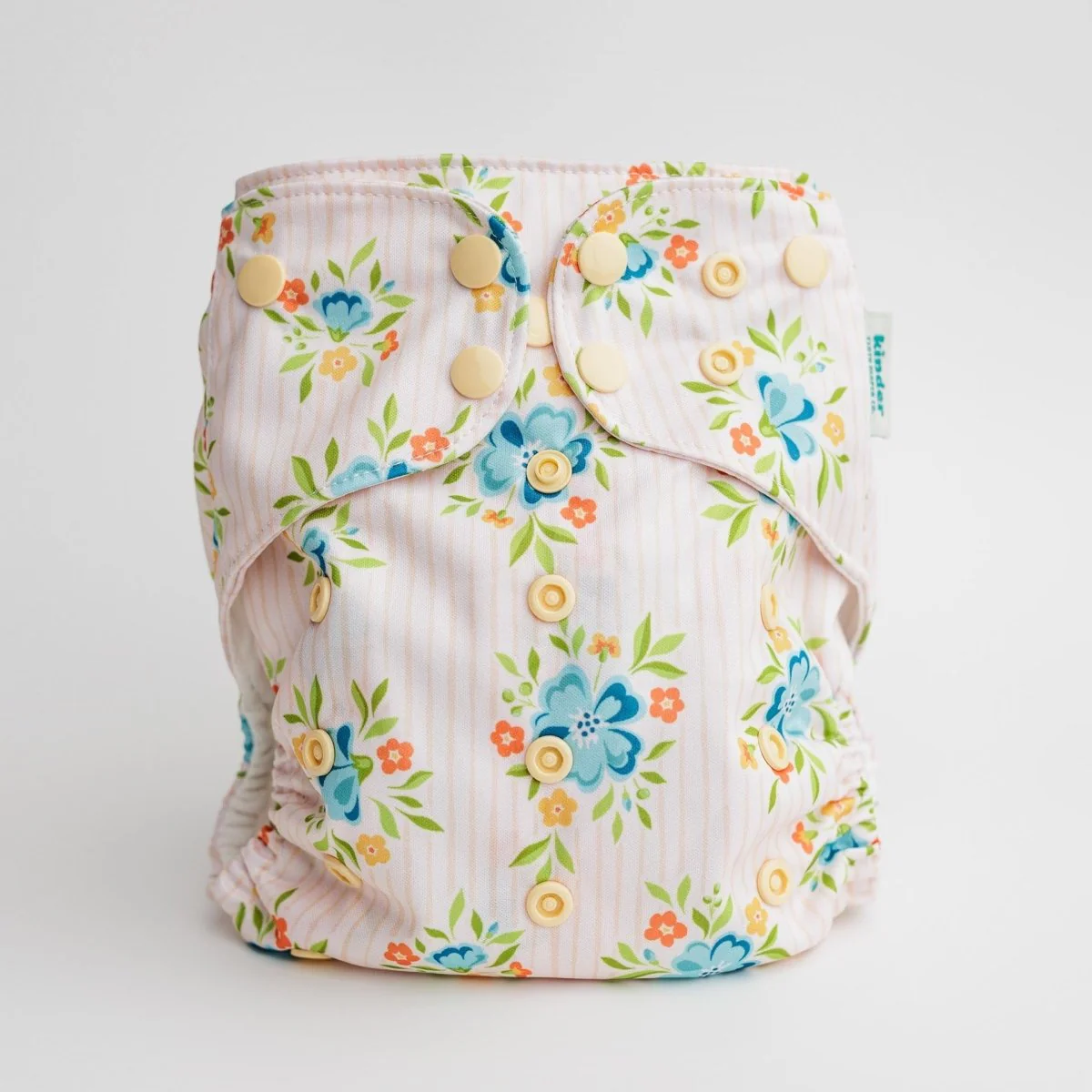 Floral: Essentials Pocket Cloth Diaper with Athletic Wicking Jersey, Grows with your Baby - Image 51