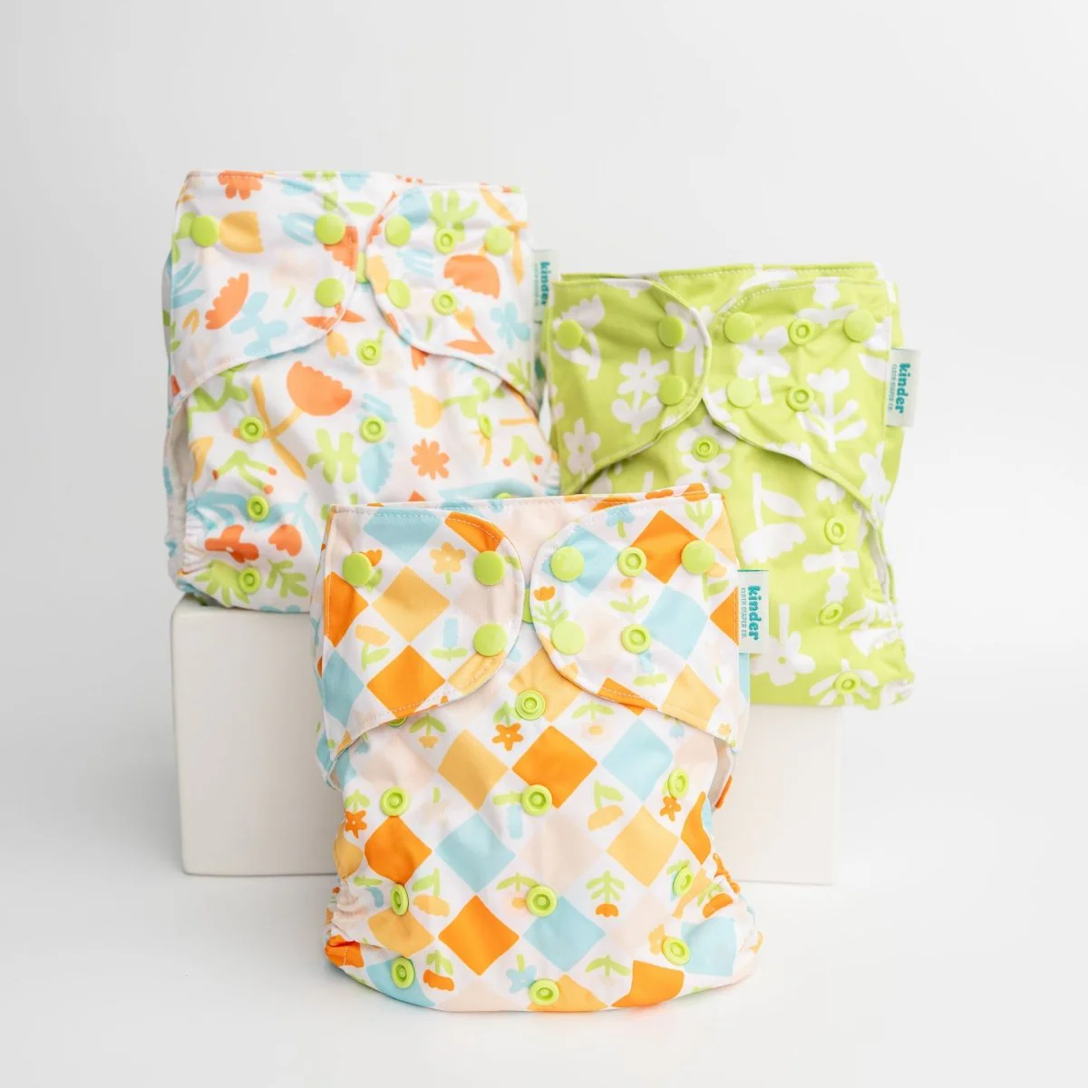 Floral: Essentials Pocket Cloth Diaper with Athletic Wicking Jersey, Grows with your Baby - Image 61