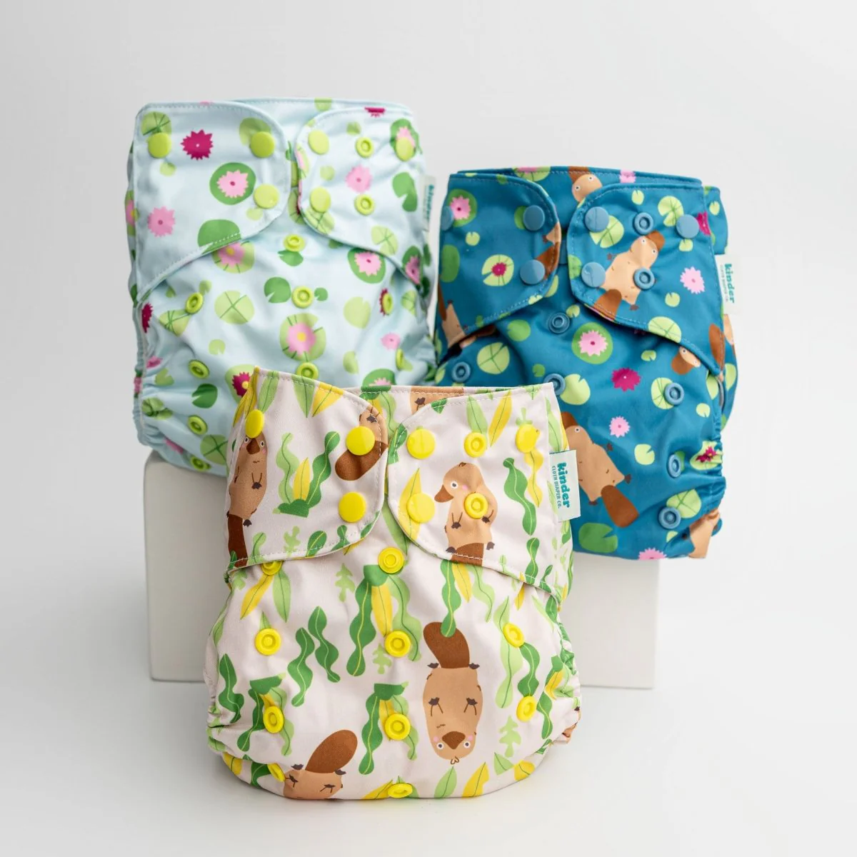 Floral: Essentials Pocket Cloth Diaper with Athletic Wicking Jersey, Grows with your Baby - Image 64