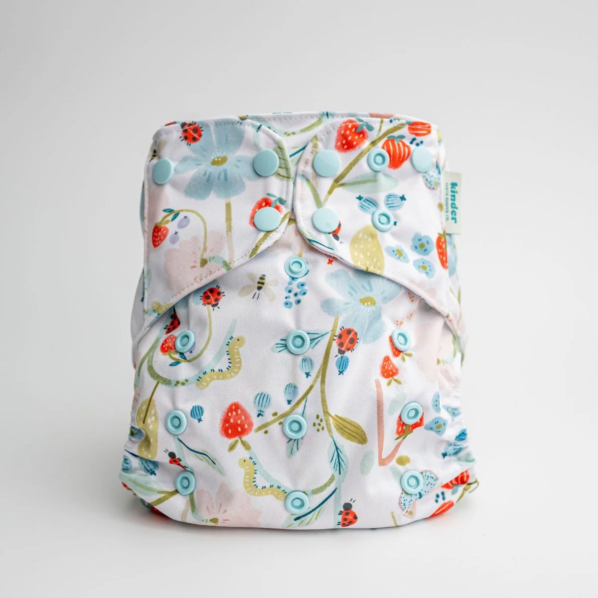 Floral: Essentials Pocket Cloth Diaper with Athletic Wicking Jersey, Grows with your Baby - Image 67