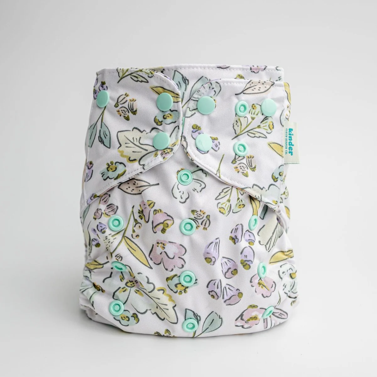Floral: Essentials Pocket Cloth Diaper with Athletic Wicking Jersey, Grows with your Baby - Image 68