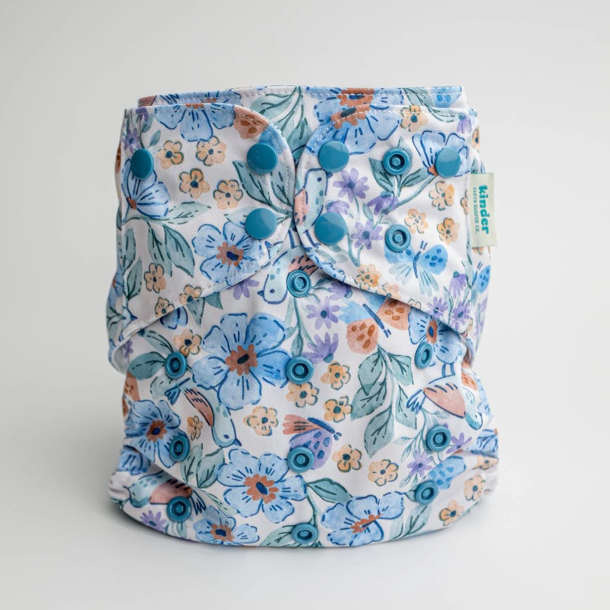 Floral: Essentials Pocket Cloth Diaper with Athletic Wicking Jersey, Grows with your Baby - Image 69
