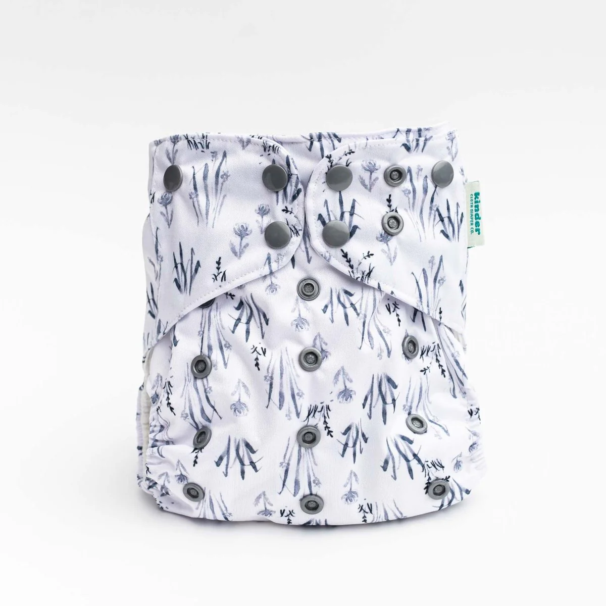 Floral: Essentials Pocket Cloth Diaper with Athletic Wicking Jersey, Grows with your Baby - Image 7