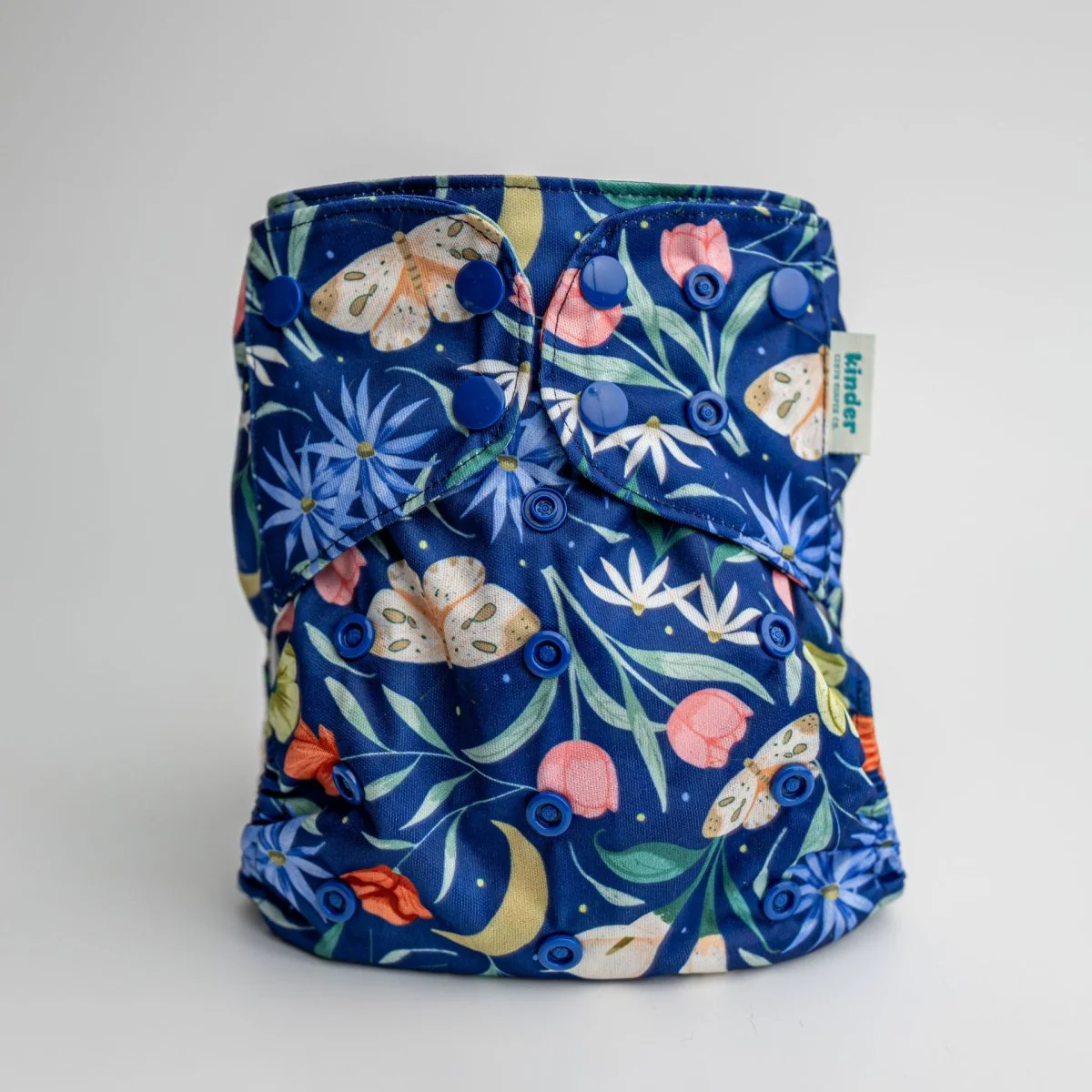 Floral: Essentials Pocket Cloth Diaper with Athletic Wicking Jersey, Grows with your Baby - Image 73